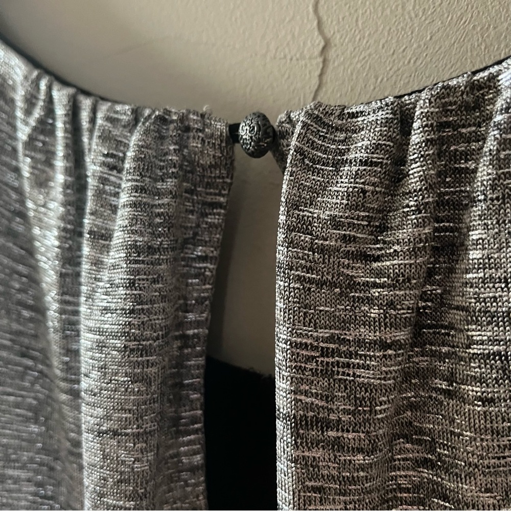 anthropologie silver jumpsuit - Picture 10 of 12
